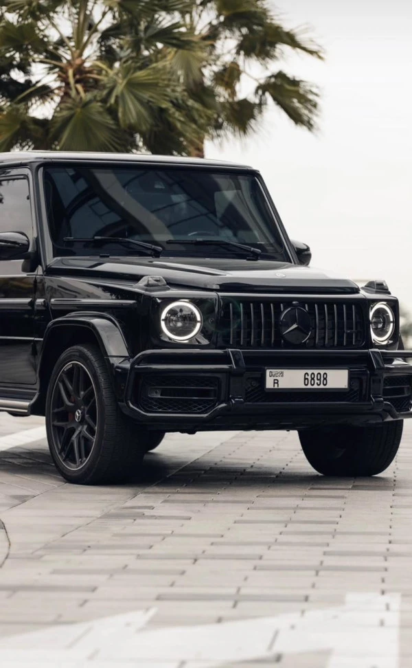  Черный Mercedes G63 AMG Photo 3
