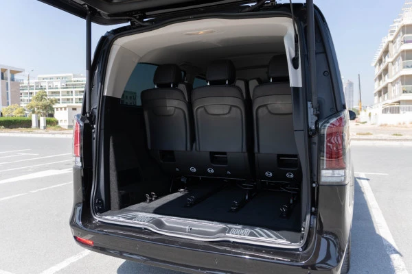  Черный Mercedes V300 Avantgarde Extra Long Photo 12