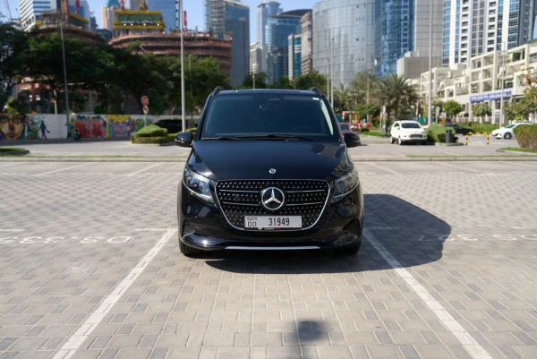  Черный Mercedes V300 Avantgarde Extra Long Photo 4