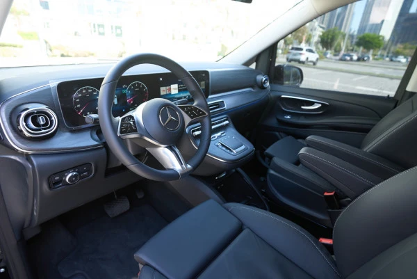  Черный Mercedes V300 Avantgarde Extra Long Photo 5