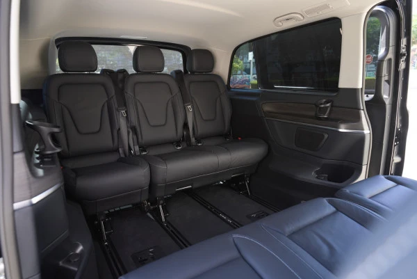  Черный Mercedes V300 Avantgarde Extra Long Photo 8