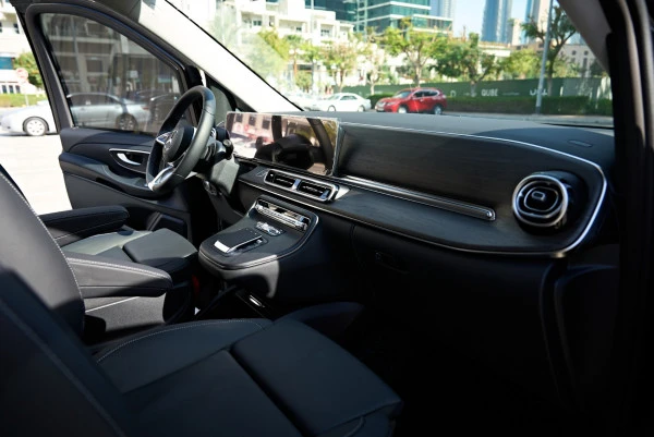  Черный Mercedes V300 Avantgarde Extra Long Photo 5