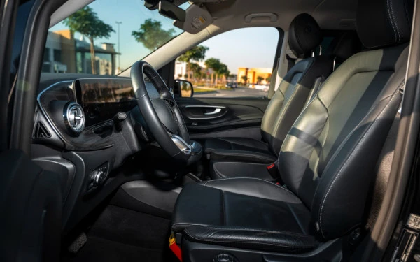  Черный Mercedes V300 Avantgarde Extra Long Photo 3