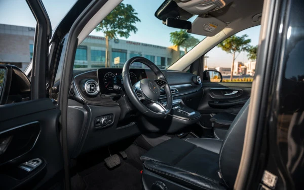  Черный Mercedes V300 Avantgarde Extra Long Photo 4