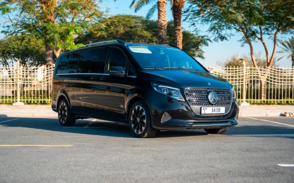  Черный Mercedes V300 Avantgarde Extra Long Photo 8
