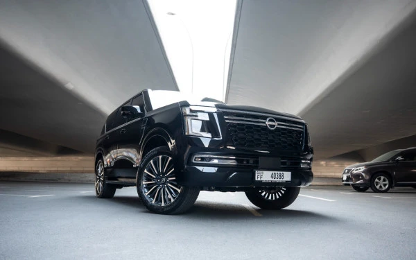  Черный Nissan Patrol Platinum V6 Photo 6