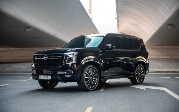  Черный Nissan Patrol Platinum V6 Photo 7
