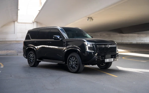  Черный Nissan Patrol Platinum V6 Photo 3
