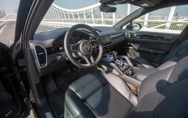  Черный Porsche Cayenne coupe Photo 5