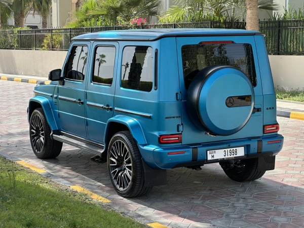  Blue Mercedes G63 AMG Photo 2