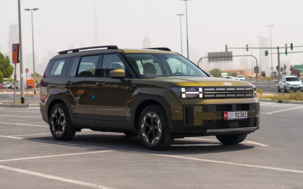  Зеленый Hyundai Santa Fe Photo 3