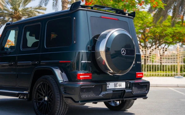  Зеленый Mercedes G63 AMG Photo 4