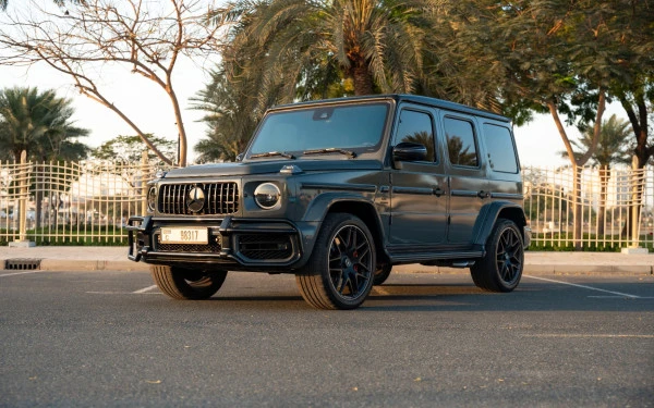  Серый Mercedes G63 AMG Photo 14