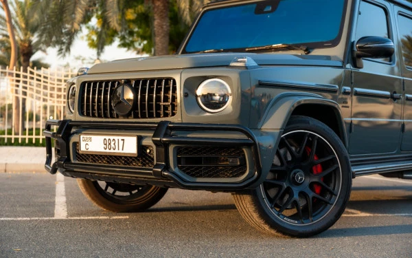  Серый Mercedes G63 AMG Photo 15