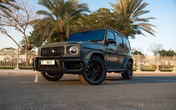  Серый Mercedes G63 AMG Photo 17