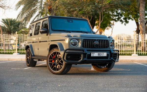  Серый Mercedes G63 AMG Photo 19