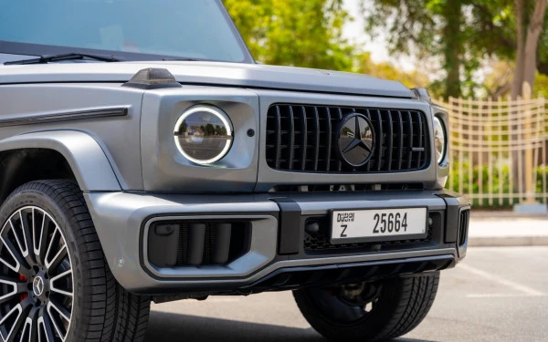  Серый Mercedes G63 AMG Photo 3