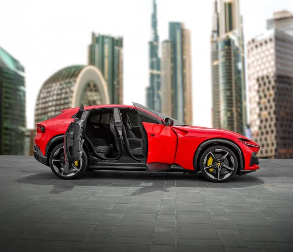  Red Ferrari Purosangue Photo 2