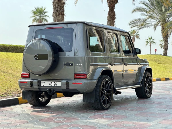  Белый серый Mercedes G63 AMG Photo 4
