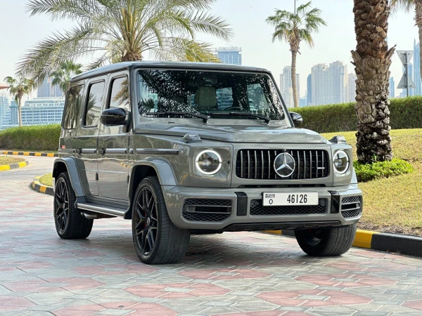  Белый серый Mercedes G63 AMG Photo 5