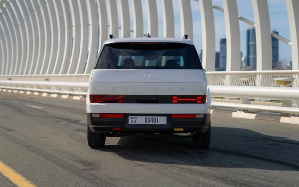  Белый Hyundai Santa Fe Photo 5