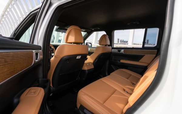  Белый Hyundai Santa Fe Photo 8