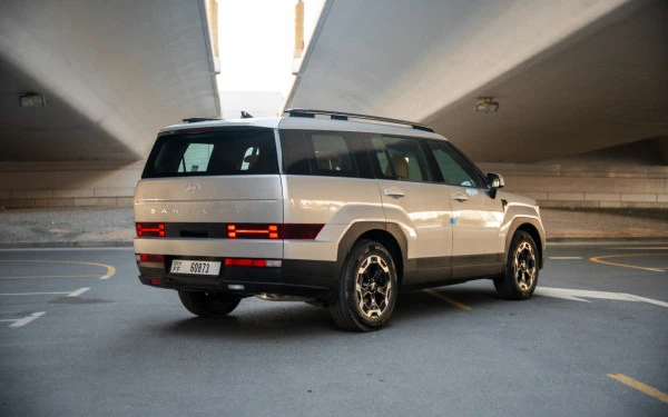  Белый Hyundai Santa Fe Photo 9