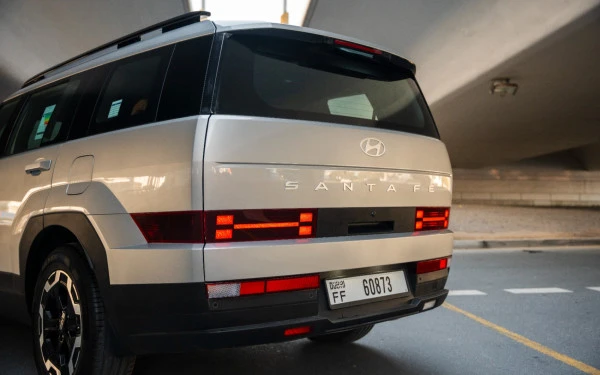  Белый Hyundai Santa Fe Photo 11