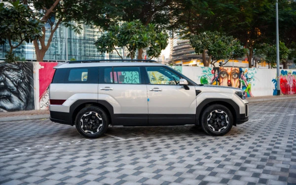  Белый Hyundai Santa Fe Photo 4