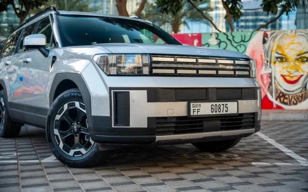  Белый Hyundai Santa Fe Photo 5