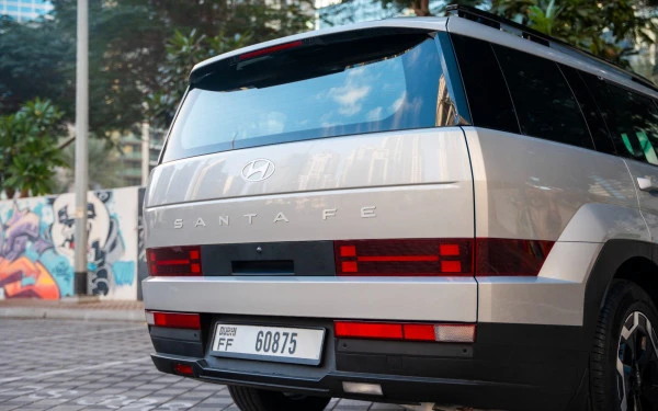  Белый Hyundai Santa Fe Photo 10