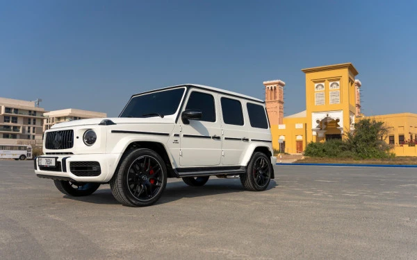  Белый Mercedes G63 AMG Photo 2
