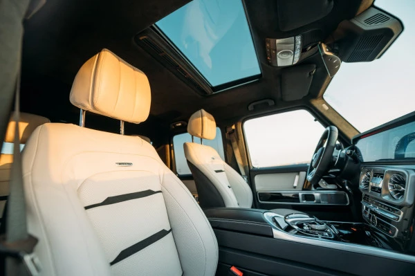  Белый Mercedes G63 AMG Photo 5