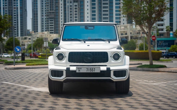  Белый Mercedes G63 AMG Photo 5