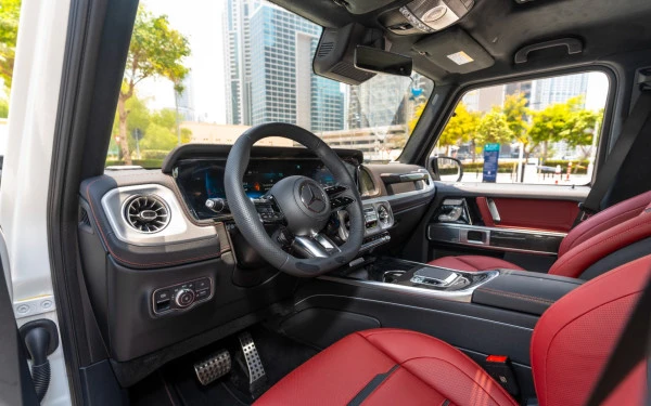  Белый Mercedes G63 AMG Photo 9