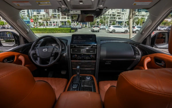  Белый Nissan Patrol Platinum V6 Photo 9